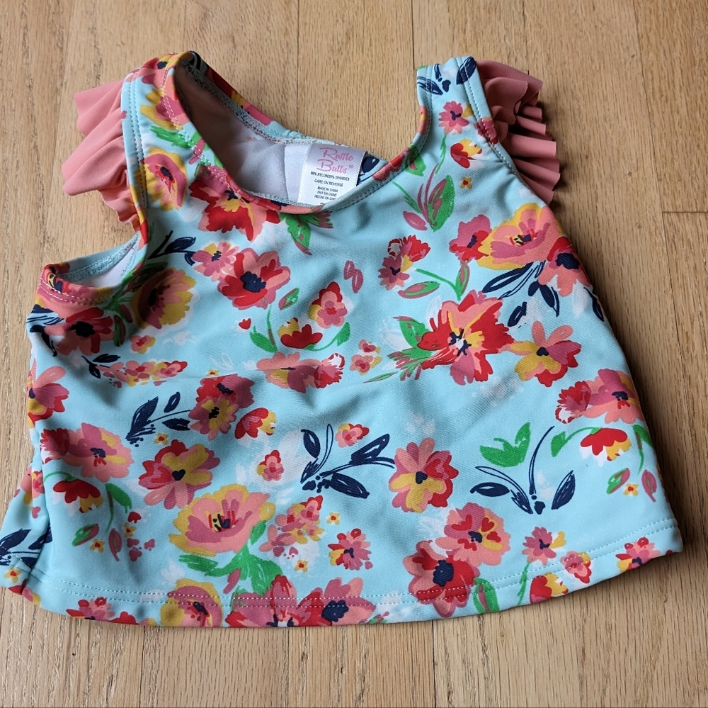 Ruffle butt swim top size 3T